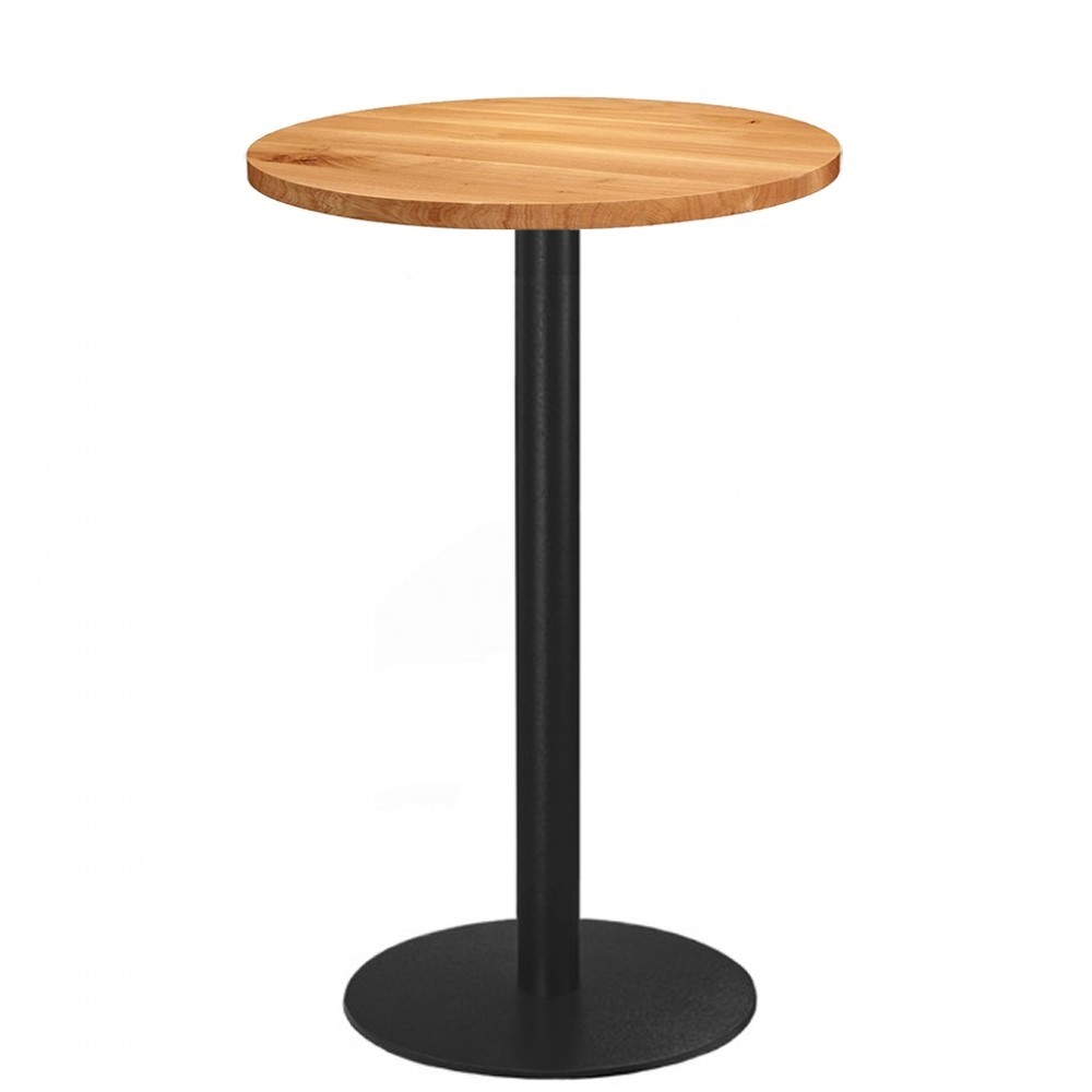 round oak bar table