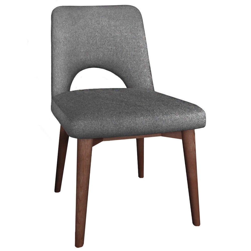 Scandi Side Chair Walnut Legs 