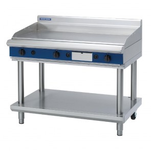 GE845-N Blue Seal 1200mm Gas Griddle On Leg Stand - Natural Gas