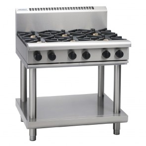 GR888-P Waldorf By Moffat 900mm Gas Cooktop w/900mm Griddle On Leg Stand - LPG / Propane