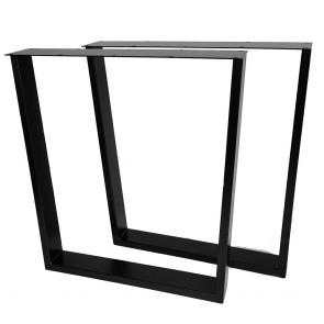 Trapezoid Steel Table Legs Set of 2