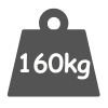 160kg Weight Capacity